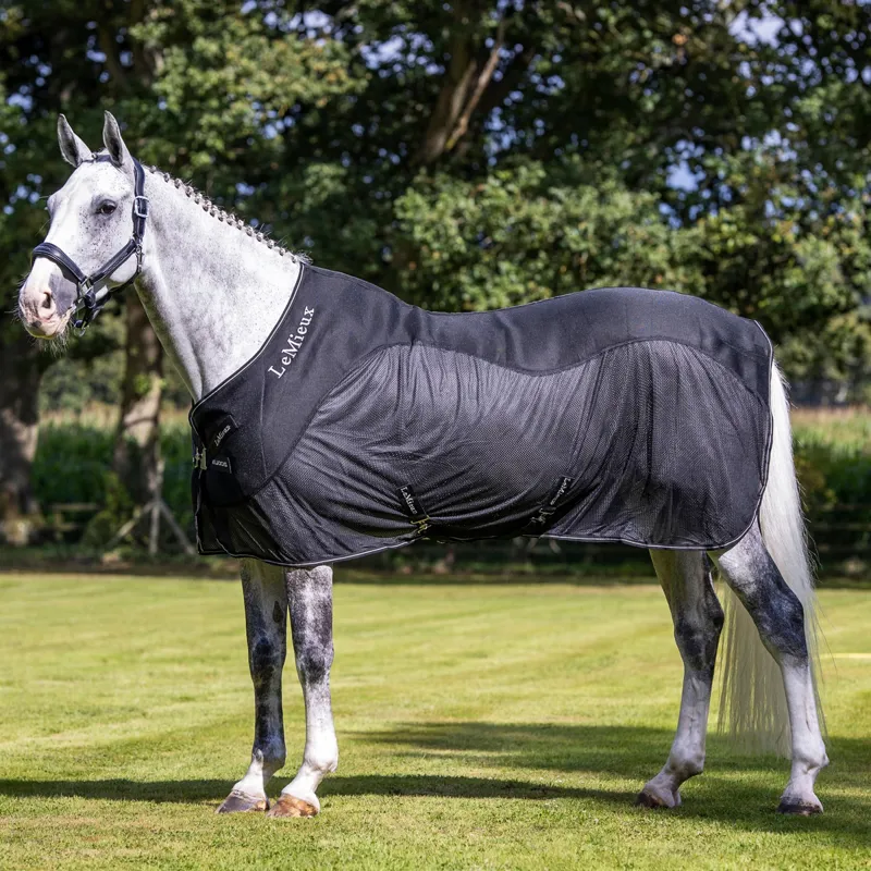 LeMieux Mesh Sports Cooler Rug - Black